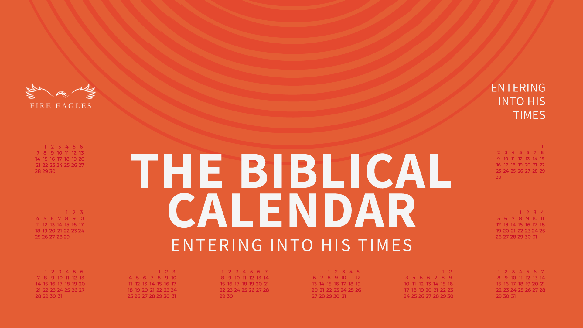 The Biblical calendar